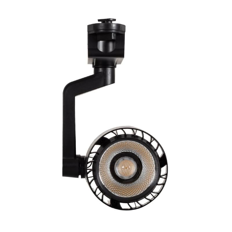 Foco Carril LED Monofásico 30W Dora Negro