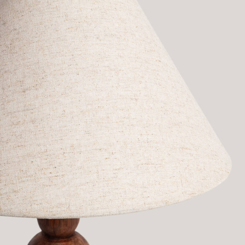 Lámpara de Mesa Madera Tanish ILUZZIA