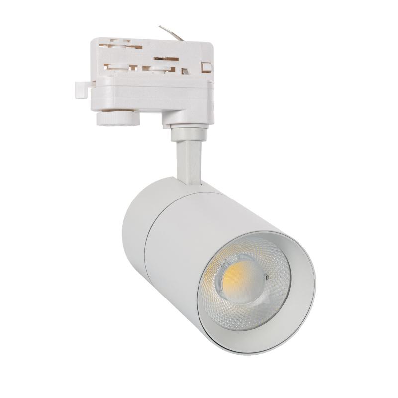 Foco Carril LED Trifásico 20W Regulable CCT Seleccionable Mallet