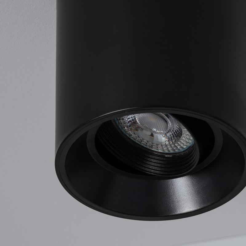 Aplique de Techo Negro con Bombilla GU10 Space
