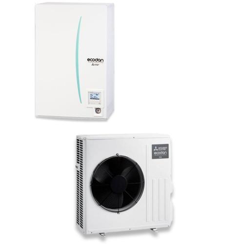 Bomba de Calor Aerotermia Bibloc 8,6kW Mitsubishi Ecodan con Módulo Hidráulico