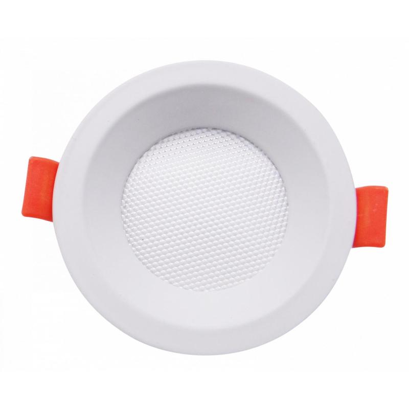 Placa LED 7W Circular CCT Seleccionable Microprismático LIFUD Corte Ø 75 mm