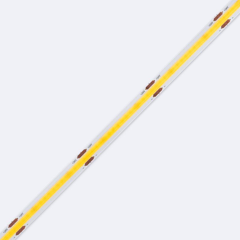 Tira LED 24V COB 320 LED/m 5m 10W/m 1000lm/m Ancho 8mm Corte 5cm IP20 CRI90