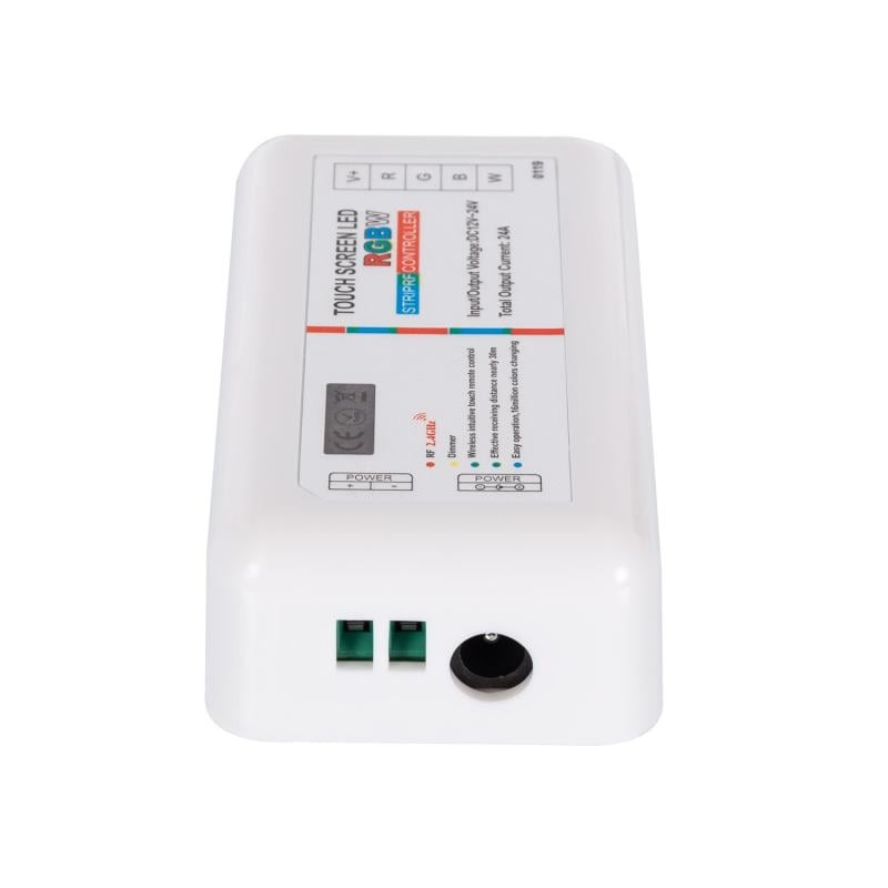 Controlador Regulador Táctil Tira LED RGBW 12/24V DC con Mando RF