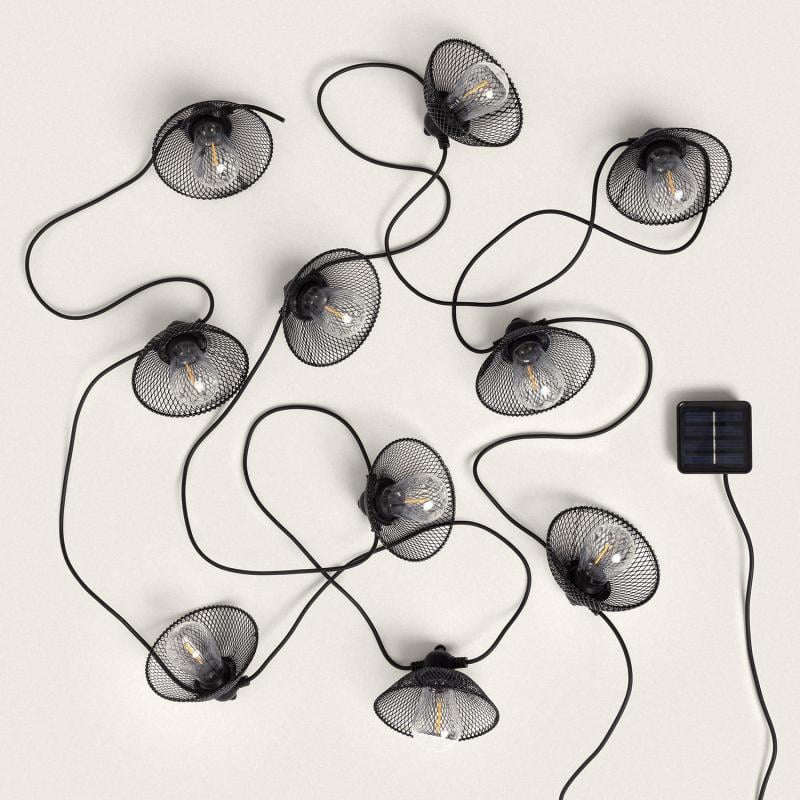 Guirnalda Solar Exterior LED de Bombillas Kodos 6.5m