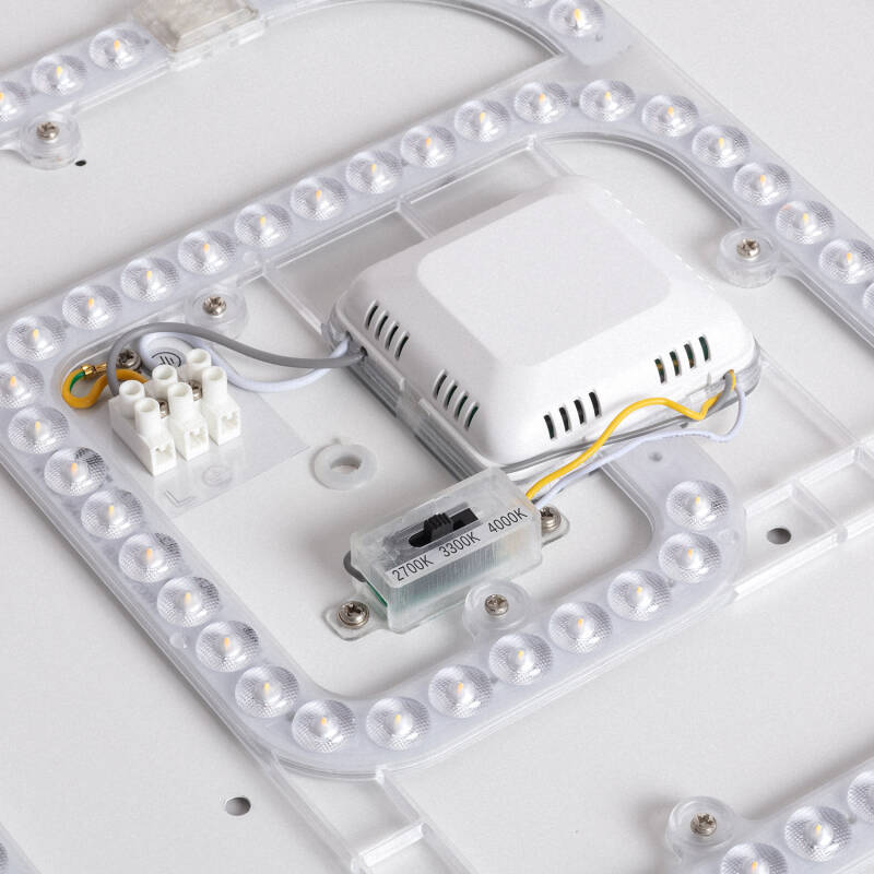 Plafón LED 30W Metal y Metacrilato CCT Seleccionable Camden L Ø600 mm