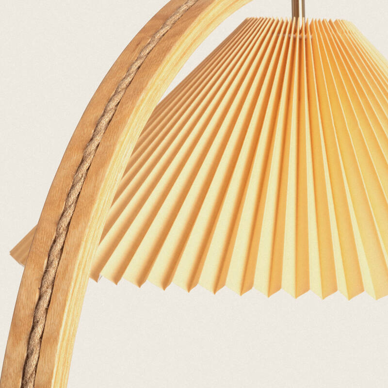 Lámpara de Pie Madera Luanda