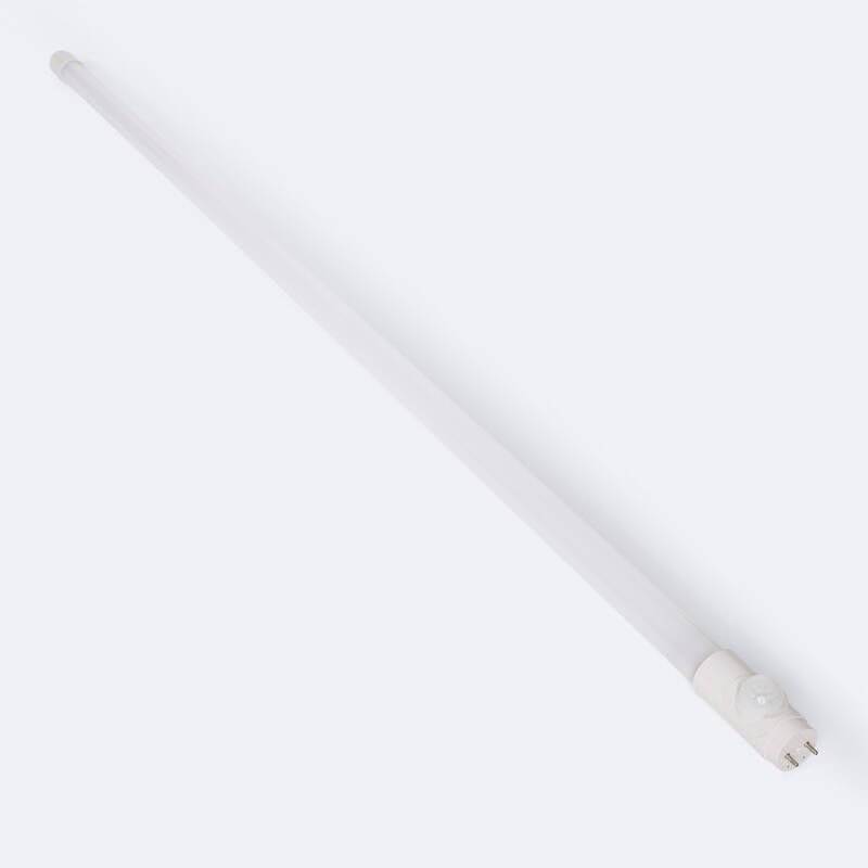 Tubo LED 120cm T8 G13 PC con Detector de Movimiento PIR Apagado Total Conexión un Lateral 18W 140lm/W