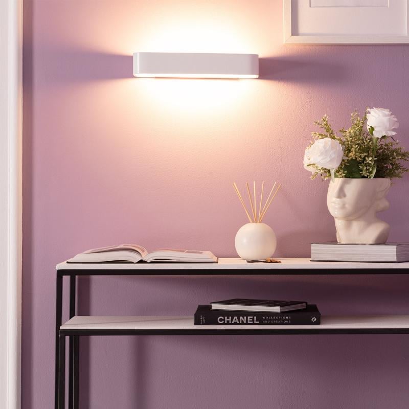 Aplique de Pared LED 9W de Aluminio Deves Blanco