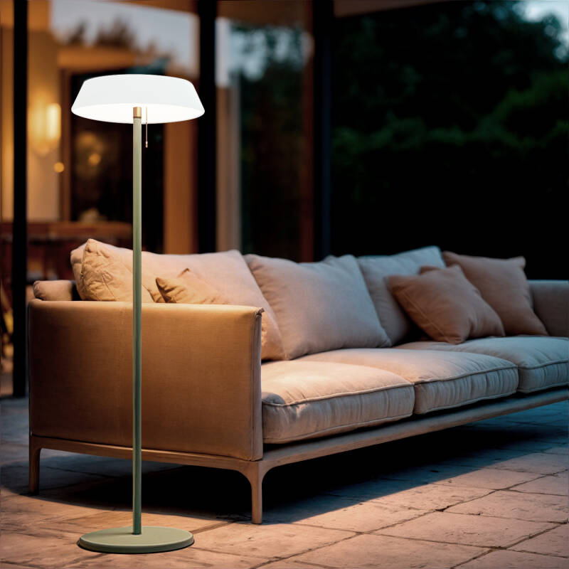 Lámpara de Pie Solar Exterior LED 2.6W Aldana