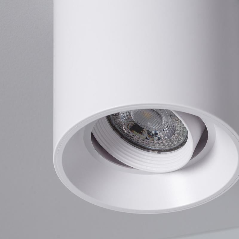 Aplique de Techo Blanco con Bombilla GU10 Space