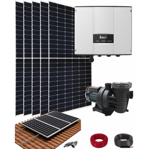 Kit Depuradora Solar con bomba 1cv para piscina