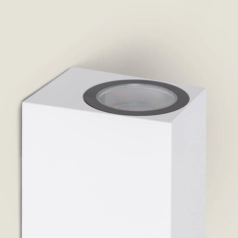 Aplique de Pared Exterior Iluminación Doble Cara Miseno Blanco