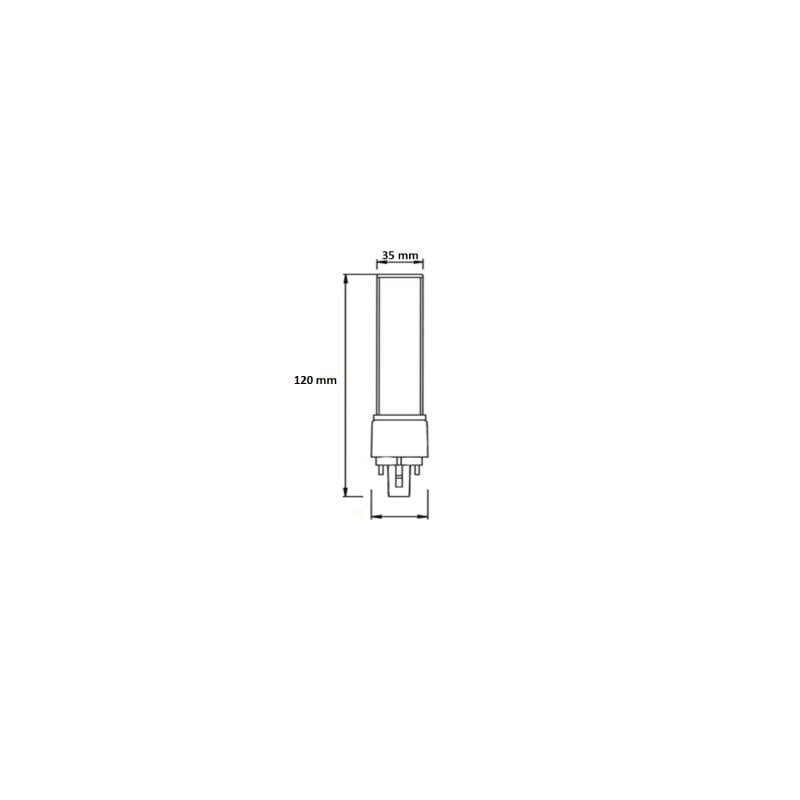 Bombilla LED G24 7W 700 lm