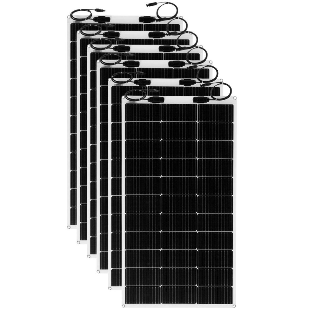 Pack 6 uds de Panel Solar Flexible 200W Tensite