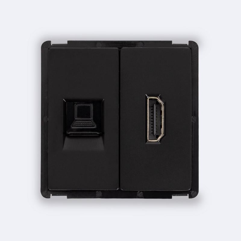 Toma RJ45 CAT 6 Internet + HDMI Modern