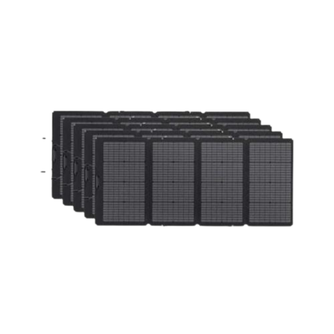 Pack 5 unidades Paneles Solares Portátiles 60W 12V Ecoflow