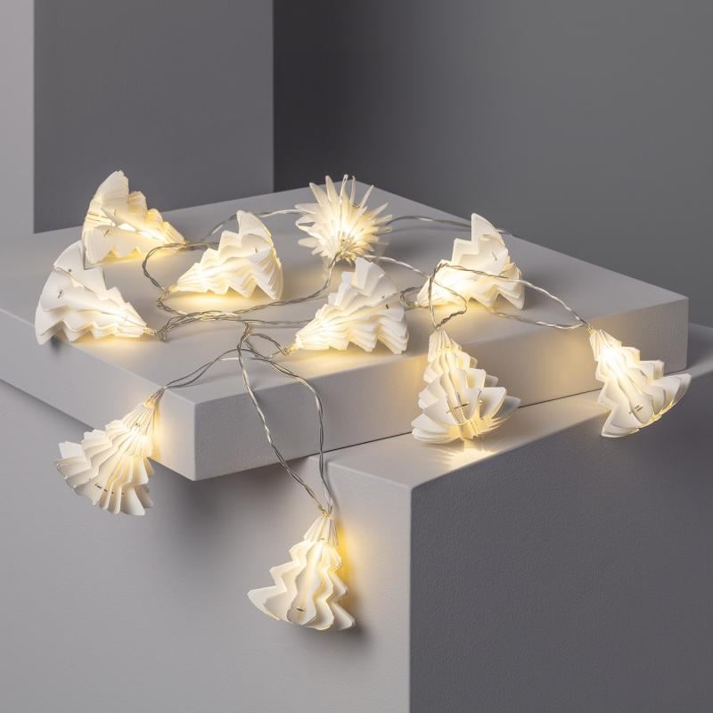 Guirnalda de Luces LED Árbol Papel con Batería 2.1m
