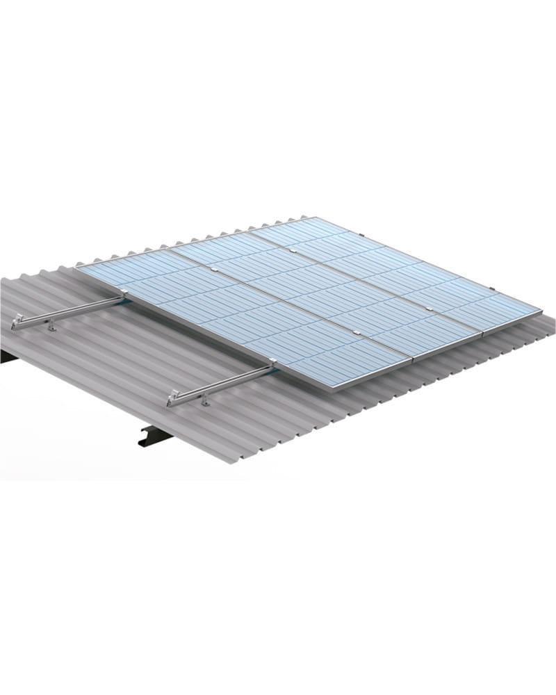 Kit Energía Solar Autoconsumo Fotovoltaico Industrial 25kW 130kWhdía Growatt Trifásico