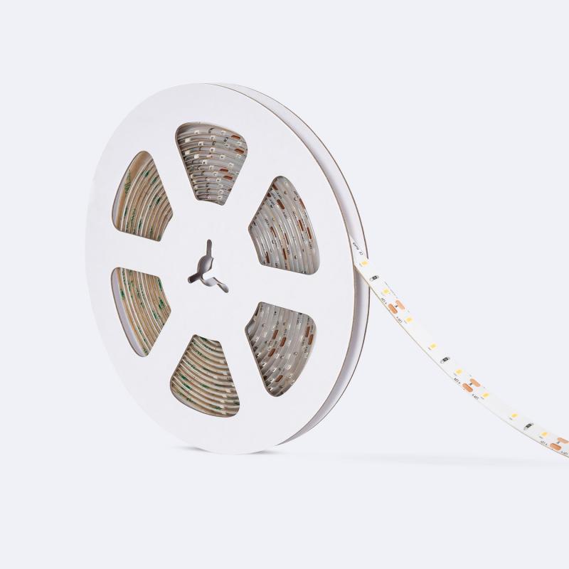 Tira LED 12V SMD 60 LED/m 5m 5W/m 400lm/m Ancho 8mm Corte 5cm IP65
