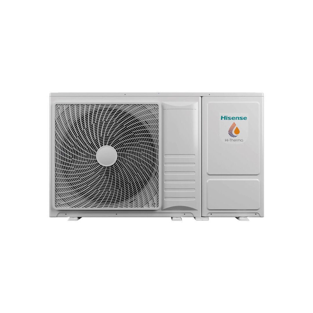 Kit Aerotermia con Fancoils Hisense Bibloc Mural Hi-Therma 6kW R32 para 100m2