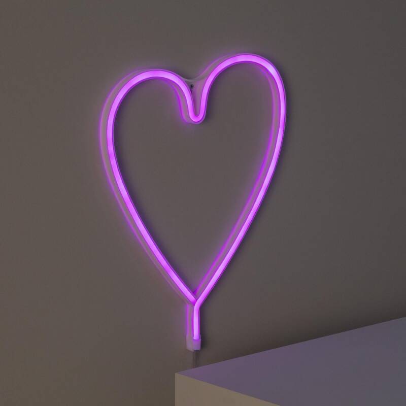 Neón LED Heart con Batería