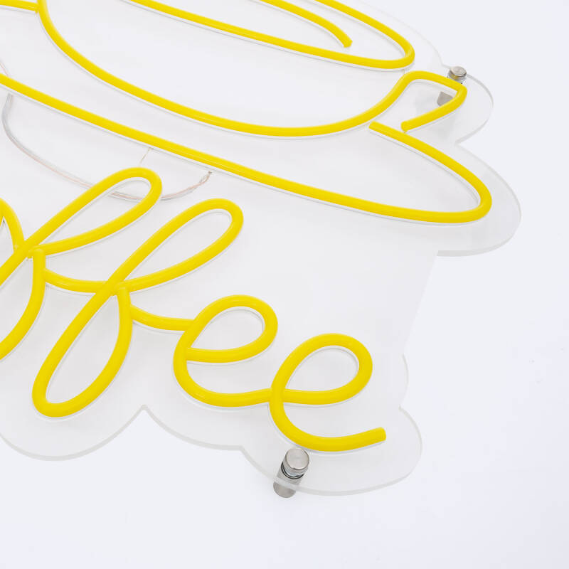 Cartel Neón LED Coffee