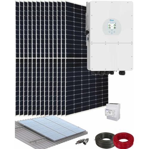 Kit Solar para Autoconsumo Placas Solares con Inversor Deye 15000W