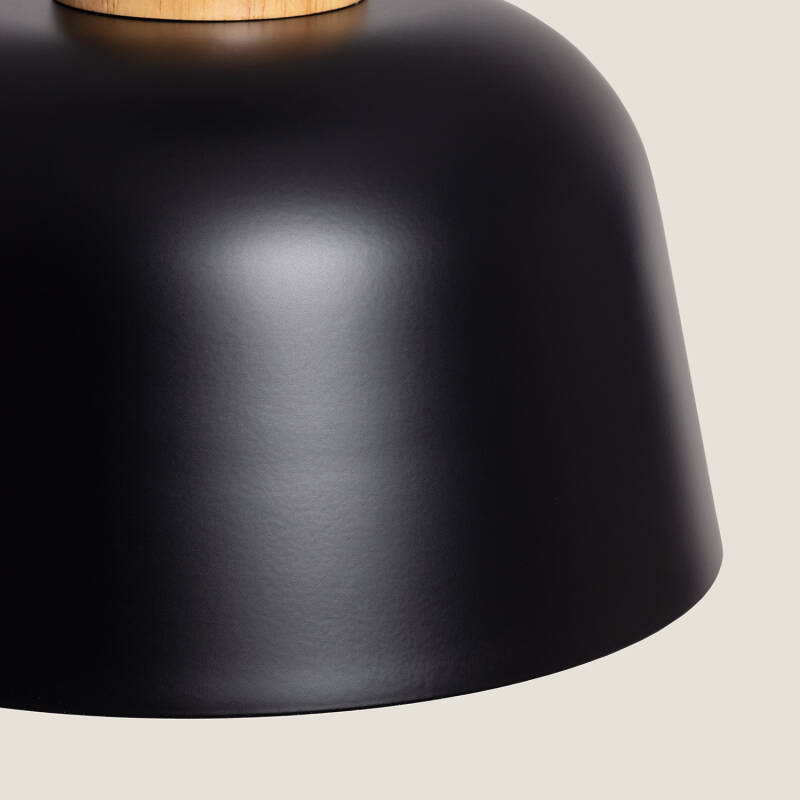 Lámpara Colgante Metal y Madera Wawak