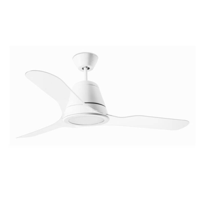 Ventilador de Techo Silencioso Tiga Blanco DC 132cm Motor DC LEDS-C4 30-3249-CF-M1