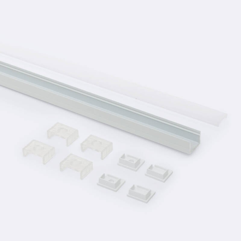 Perfil Aluminio Superficie para Tira LED hasta 15 mm
