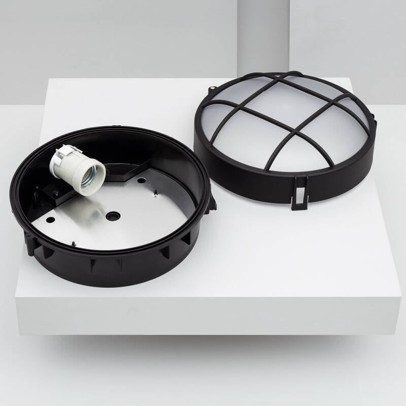Plafón Circular para Exterior Ø220 mm Hublot Rejilla