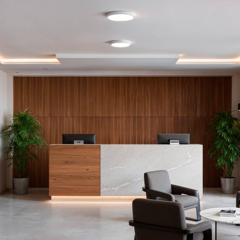 Plafón LED 24W Circular Superslim CCT Seleccionable Ø300 mm