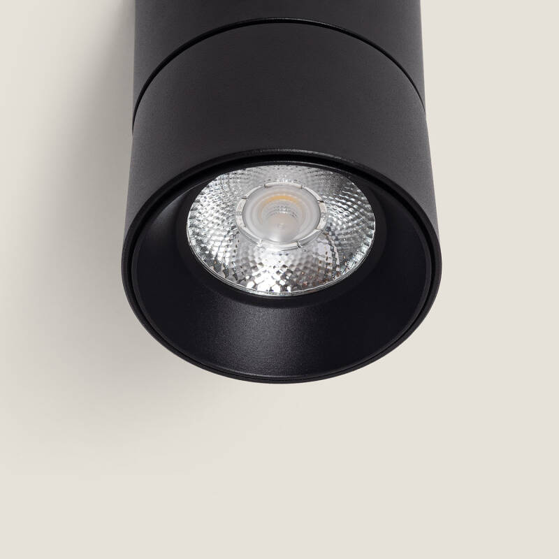 Aplique LED 7W Aluminio Circular Negro New Onuba