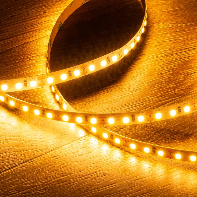 Tira LED 12V SMD 120 LED/m 5m 10W/m 1000lm/m Ancho 8mm Corte 2,5cm IP20