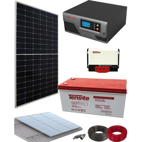 Kit Placas Solares Aislada para autoabastecimiento 300W 12V