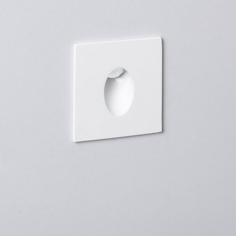 Baliza LED Empotrable Pared Cuadrado Adam