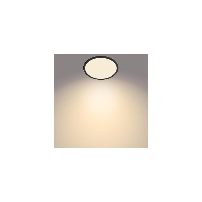 Plafón LED 15W PHILIPS CL550 SuperSlim IP44 Regulable 3 Niveles Negro