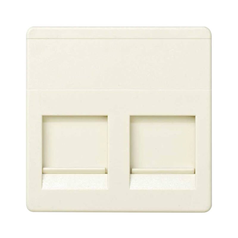 Tapa Toma Doble Teléfono RJ11+Internet RJ45 SIMON 27 Play 27486