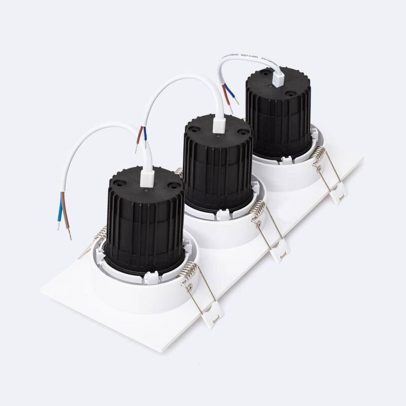 Downlight Cuadrado Basculante LED 27W Corte 235x75 mm