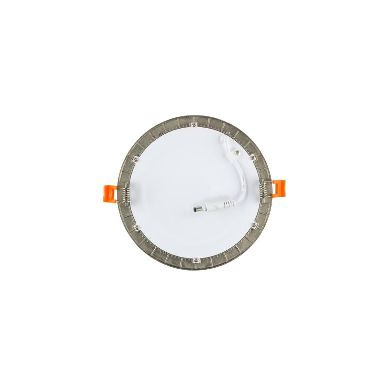 Placa LED 12W Circular SuperSlim Corte Ø 155 mm Silver