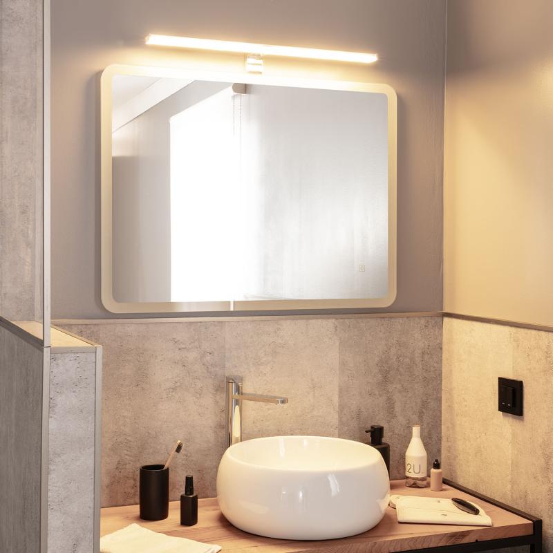 Aplique Espejo Baño 12W Plata Big Kendari
