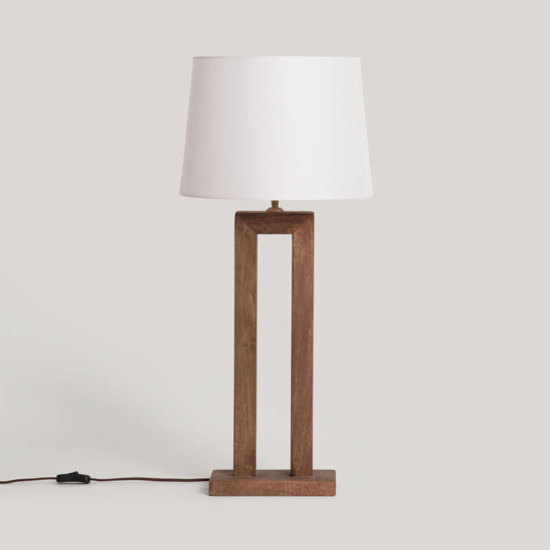 Lámpara de Mesa Madera Abner