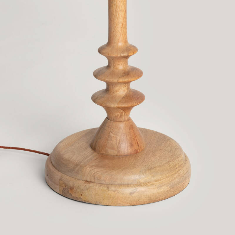 Lámpara de Pie Madera Meena ILUZZIA