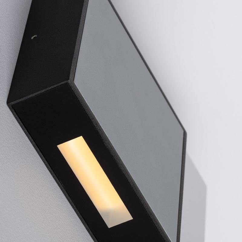 Aplique de Pared Exterior LED 6W Aluminio Roma Gris