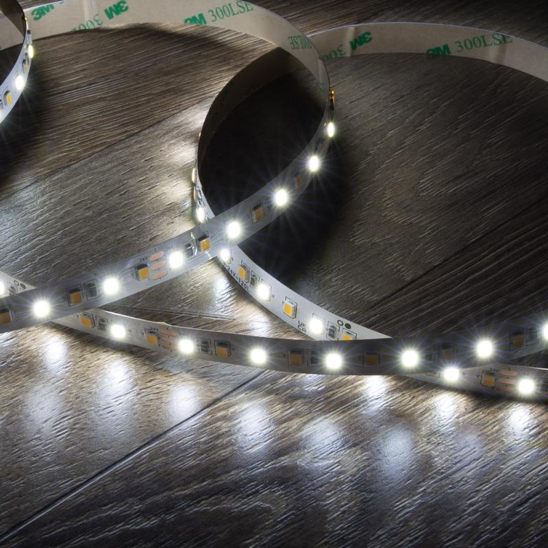 Tira LED 24V SMD CCT 120 LED/m 5m 10W/m 800lm/m Ancho 10mm Corte 10cm IP20