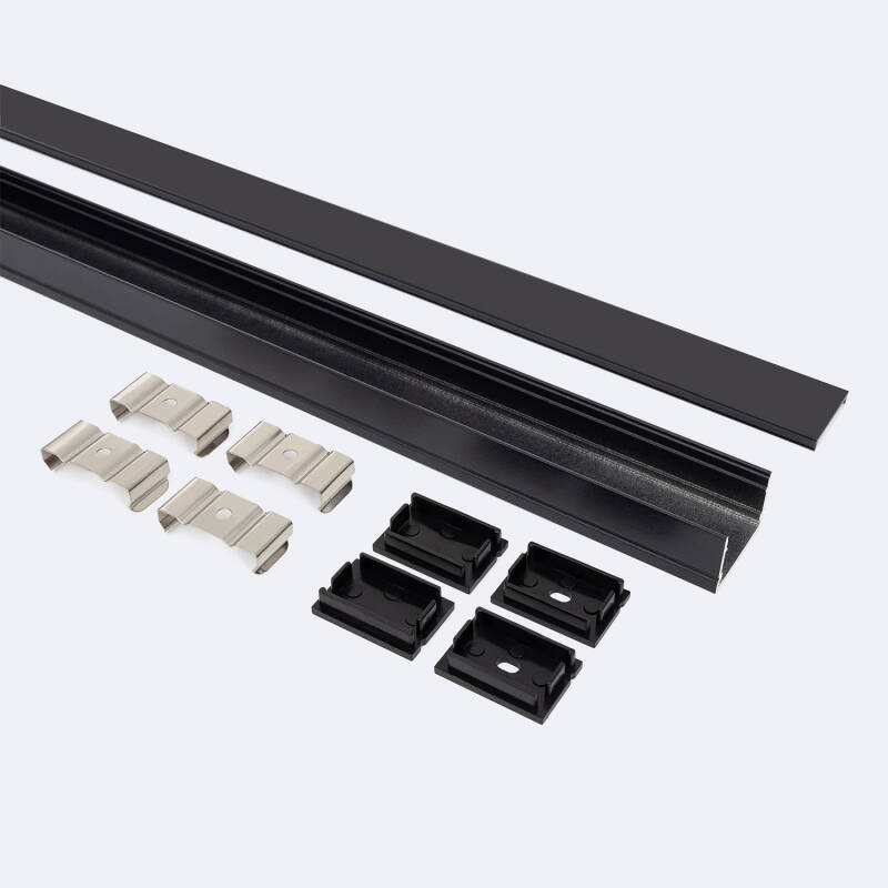Perfil Aluminio Superficie para Tira LED hasta 22 mm