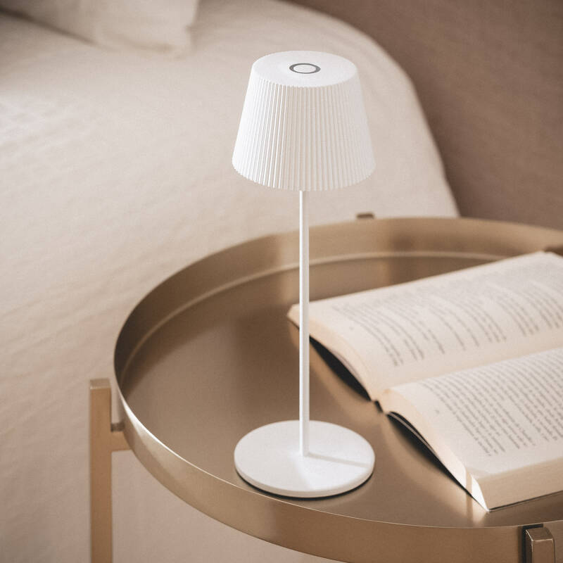Lámpara de Mesa LED Portátil para Exterior Aluminio con Batería Recargable Willox