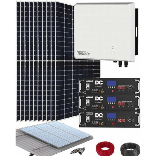 Kit Solar Híbrido Tensite 6kW con Batería DC