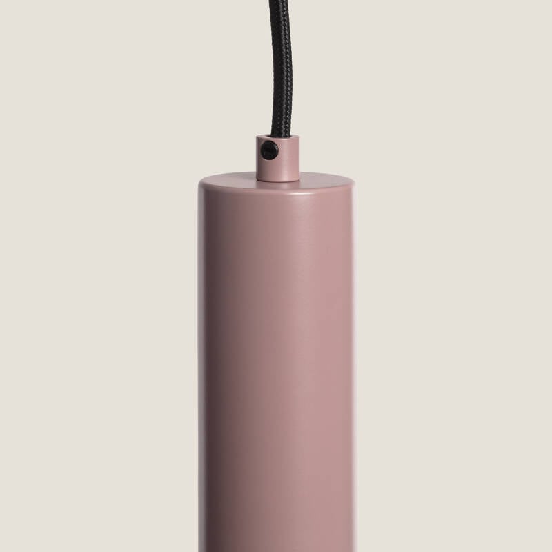 Lámpara Colgante Metal y Cristal Aziel